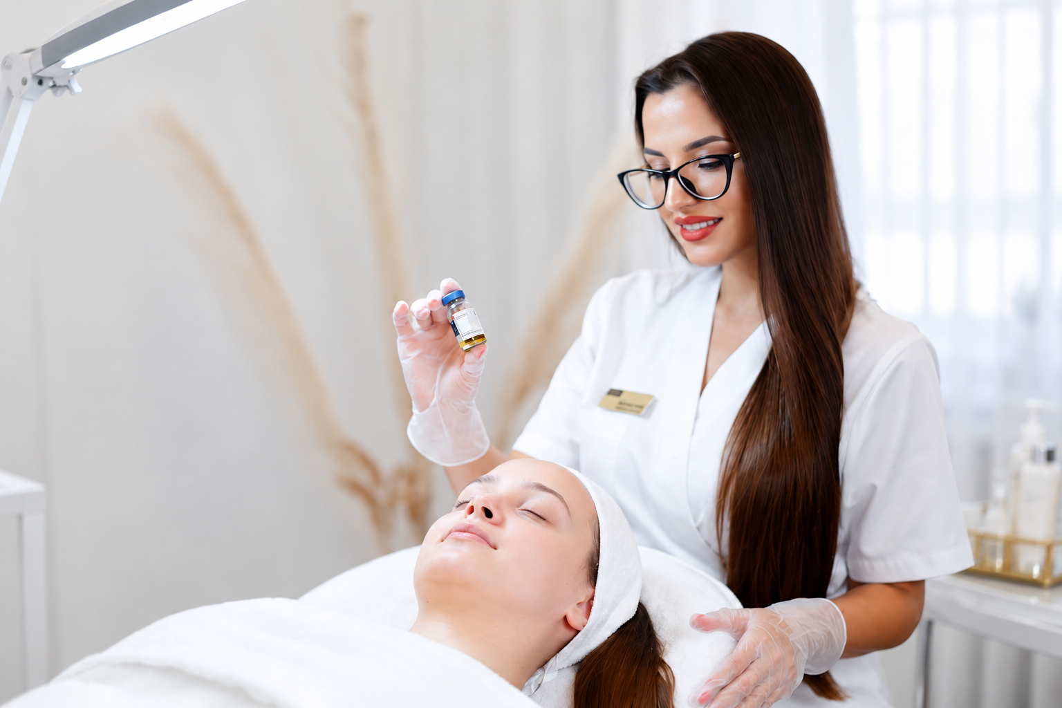Marina Fulga în cabinetul Malina Clinic